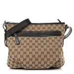 Monogram Messenger Bag Dark Brown