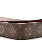Monogram Pochette Felicie Chain Wallet Fuchsia
