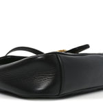 Calfskin Matelasse Mini GG Marmont Shoulder Bag Black