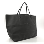 Textured Coated Canvas Bambi Print Large Antigona Tote Black