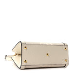 Monogram Jumbo GG Textured Dollar Calfskin Web Mini Diana Tote Bag Off White