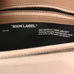 Patent Mirror Binder Clip Bag Rose Gold