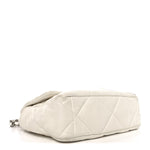Quilted Large Chanel 19 Flap White