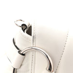 Nappa Vertical Matelasse Small Maxi Horsebit Chain Shoulder Bag Great White