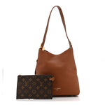 Grained Calfskin Low Key Hobo PM Cognac