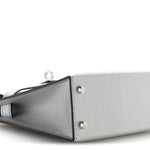 Metallic Chevre Chamkilight Mini Kelly Sellier 20 Argent