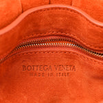 Suede Maxi Intrecciato Padded Chain Cassette Crossbody Bag Maple