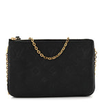 Empreinte Double Zip Pochette Black