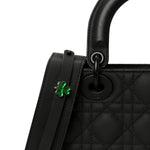 Ultra Matte Calfskin Cannage Small My ABCDior Lady Dior Black