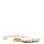 LV X TM Monogram Multicolor Phone Holder White