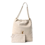 Lambskin Matelasse Large Jamie Pochon Crema Soft