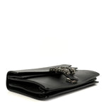 Pebbled Calfskin Small Dionysus Shoulder Bag Black