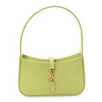 Calfskin Lizard Embossed Le 5 A 7 Mini Hobo Dull Lime