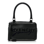Sugar Goatskin Velvet Logo Small Pandora Black