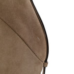 Suede Buffalo Horn Mombasa Hobo Beige