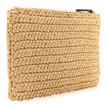 Raffia Viva Superstar Clutch Naturale Butter