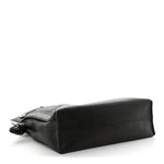 Shiny Calfskin Medium Panta Flamenco Knot Bag Vintage Brown