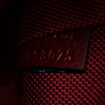 Crepe Wool Silk GG Monogram Go Small Shoulder Bag Rosso Ancora