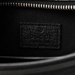 Monogram Jumbo GG Textured Dollar Calfskin Web Mini Crossbody Bag Black