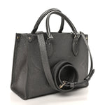 Metallic Empreinte Monogram Giant Onthego PM Gun Metal