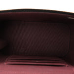 Lambskin Quilted Small Vanity Case With Chain Black