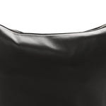 Finely Grained Calfskin Small Izzy Crescent Shoulder Bag Ebony Brown