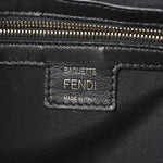 Nappa FF 1974 Embossed Large Baguette Black
