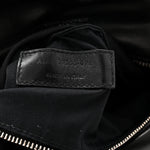 Lambskin Quilted Toy Loulou Puffer Monogram Chain Satchel Black