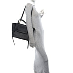 Grained Calfskin Mini Belt Bag Black