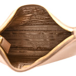 Saffiano Lux Re-Edition Mini Shoulder Bag Cammeo