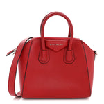 Sugar Goatskin Mini Antigona Red