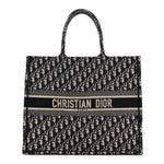 Oblique Large Book Tote Blue Multicolor