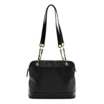 Caviar Triple CC Shoulder Bag Black