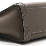 Drummed Calfskin Nano Luggage Souris