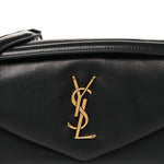 Plunged Lambskin Calypso Black