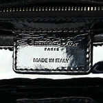 Patent Cannage Medium Lady Dior Black