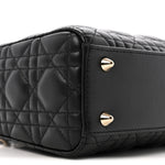 Lambskin Cannage Small My ABCDior Lady Dior Black