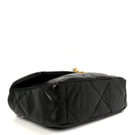 Lambskin Quilted Medium Chanel 19 Flap Black