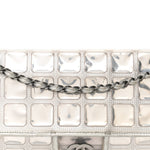 Vinyl Large Ice Cube Flap Silver