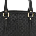 Microguccissima Mini Dome Bag Black