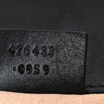 Calfskin Matelasse Super Mini GG Marmont Shoulder Bag Black
