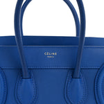 Smooth Calfskin Micro Luggage Royal Blue