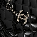 Patent Quilted Medium Just Mademoiselle Black