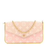 Empreinte Spring in the City Felicie Pochette Chain Wallet Pink Beige Yellow