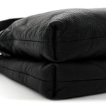 Grained Calfskin Duo Bag Black