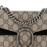 GG Supreme Monogram Mini Dionysus Shoulder Bag Black