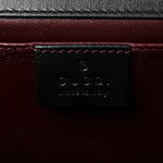 Smooth Calfskin Small Zumi Top Handle Shoulder Bag Black