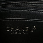 Lambskin Quilted Mini Square Flap Black