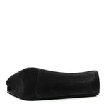 Suede Calfskin Small Souplissimo Maxi Flap Black