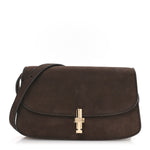Nubuck Calfskin Sofia E/W Crossbody Wood Brown